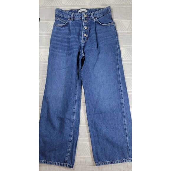 ZARA Kids The Palazzo High-Rise Wide-Leg Jeans – Size 13-14 (US 14) - Picture 1 of 6